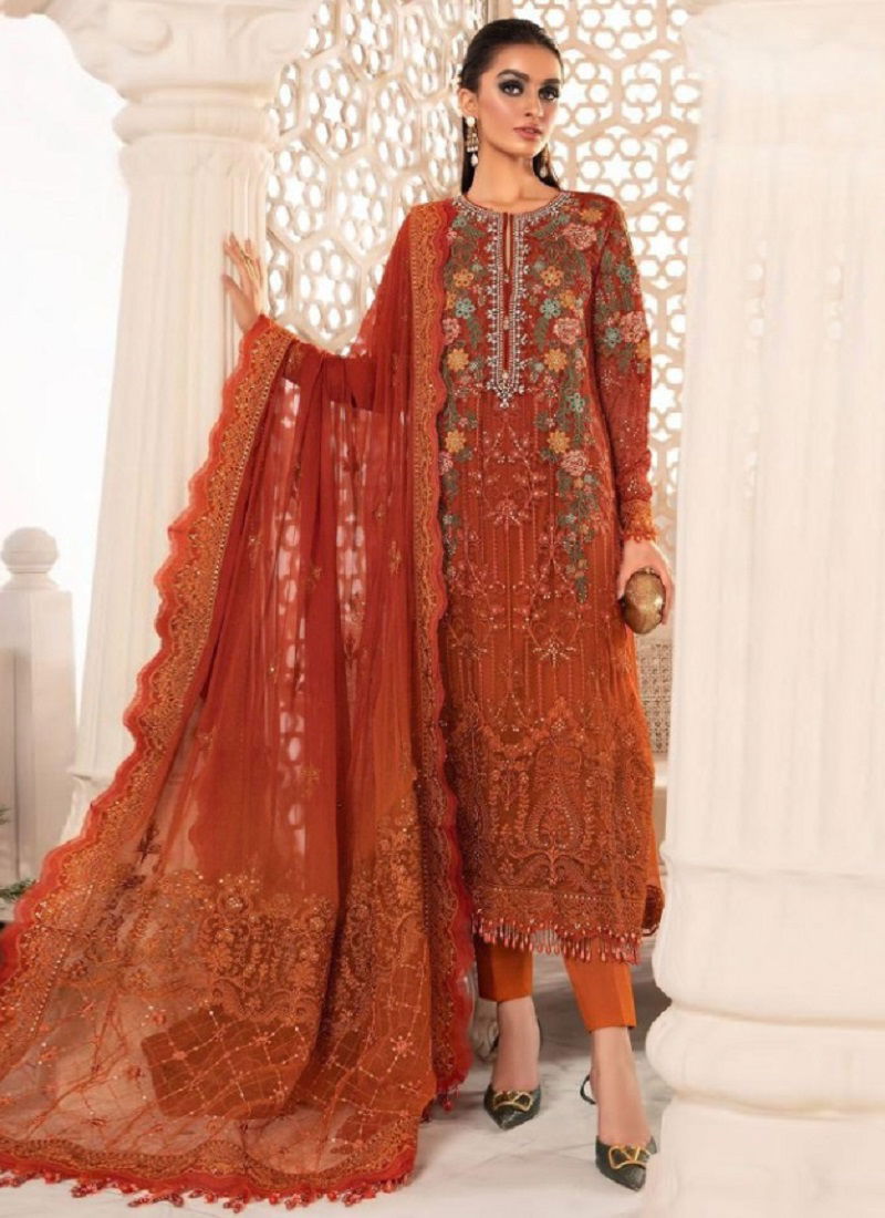 Mahnur 9 Festive Wear Embroidered Wholesale Pakistani Suits 
